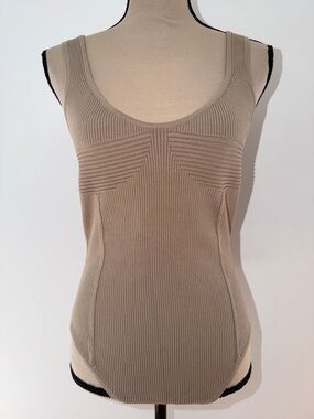Ribbed Thong Bodysuit